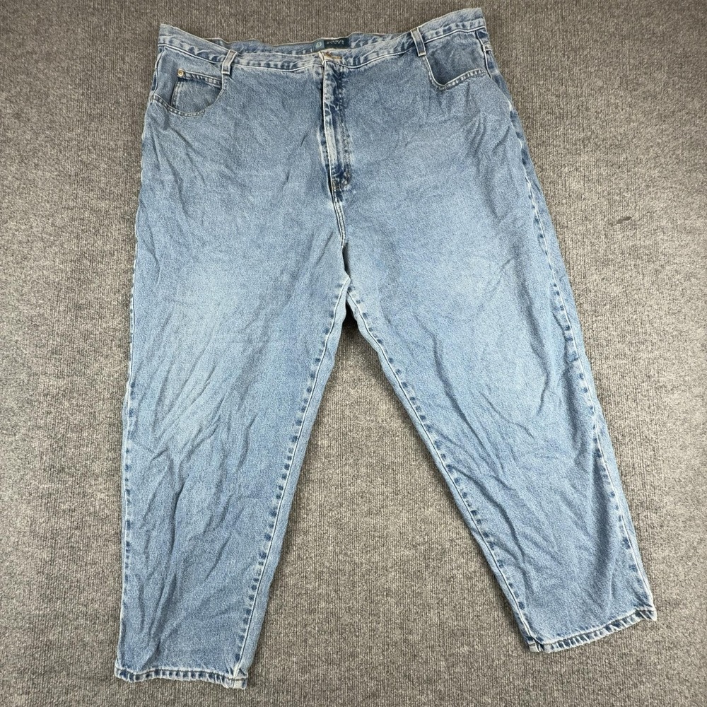 Avenue Blues Jeans Womens 30 AVG Light Wash High Rise Relaxed Tapered Denim